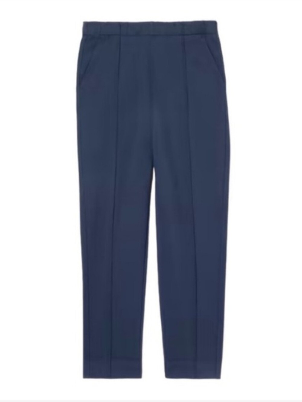 Everlane The Dream Pant Navy Blue Front Seamed M Medium Modal Cotton